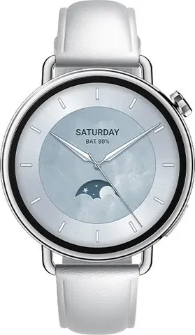 שעון ספורט חכם 41 ממ Xiaomi שיאומי S4 רצועת עור לבן