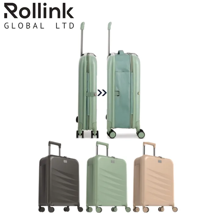 מזוודה טרולי 1921 מתקפלת הדקה ביותר בעולם 21'' Rollink FLEX MONO