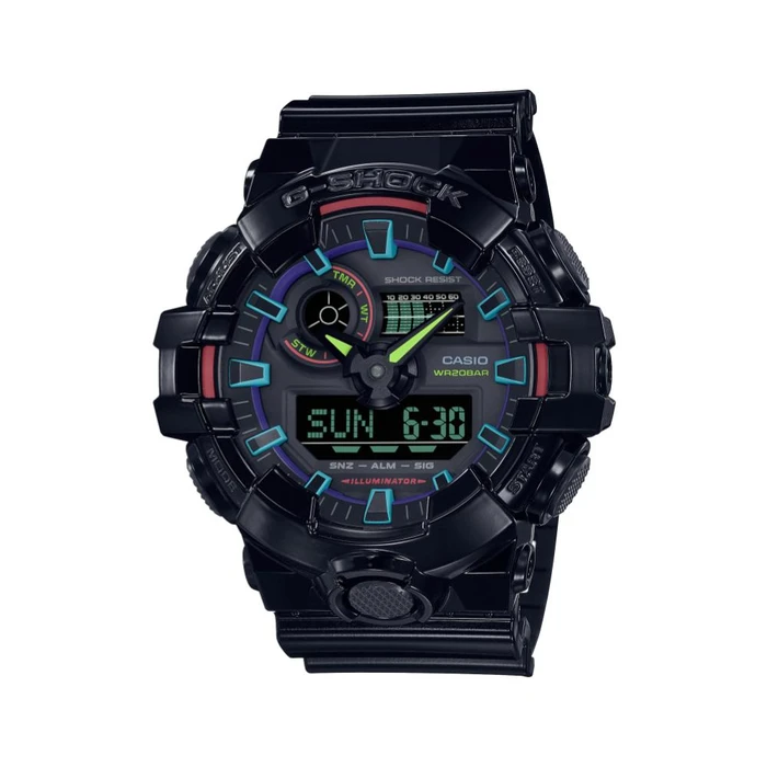 שעון יד משולב G-SHOCK GA700RGB1A.