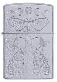 מצת זיפו פרפרים וזאבים ZIPPO