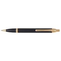 עט ניקו אנודייז Nikko Anodize כדורי שחור קליפס זהב XPEN Xp839b