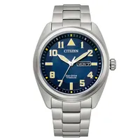 שעון יד אנלוגי BM856088L סולארי עשוי סופר טיטניום Citizen