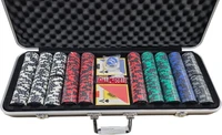 מזוודה ערכת פוקר מקצועית 500 צ'יפים 5098  Poker Pro