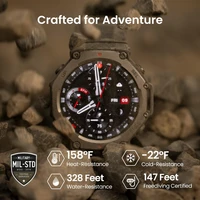 שעון חכם AMAZFIT דגם TREX 3 צבע אפור בהיר