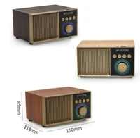 רמקול רטרו WIRELES SPEAKER WOODEN XMU150