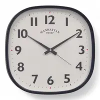 שעון קיר ריבועי מעוצב 40 ס"מ 15591 מנגנון שקט