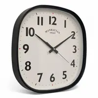 שעון קיר ריבועי מעוצב 40 ס"מ 15591 מנגנון שקט