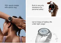 שעון ספורט חכם 41 ממ Xiaomi שיאומי S4 רצועת עור לבן