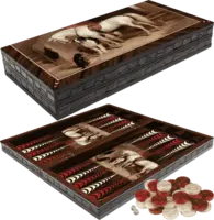 משחק שש בש 211155 נמר סוס וכלב יוקרתי