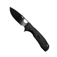 סכין Honey Badger להב ישר מדיום עם ידית בצבע שחור HB1348BB HONEY BADGER