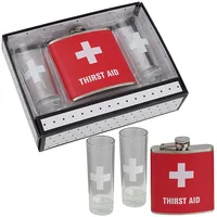 מארז מתנה פלסק ושתי צ'ייסרים 51462S First Aid