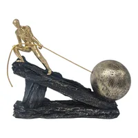 פסל אדם מושך כדור 3291