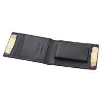 ארנק עור לגבר | תופסן מגנטי לשטרות + 3 תאים לכרטיסים מבית המותג גבעוני Gv27227a