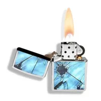 מצית ZIPPO 250 CRACKED GLASS זיפו