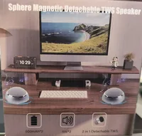 רמקול כדורי מגנטי 2X5W ניתן להפרדה 5371 שני רמקולים