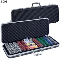 מזוודה ערכת פוקר מקצועית 500 צ'יפים 5098  Poker Pro