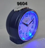שעון מעורר 9604B מנגנון שקט GOLF תאורה חזקה כחול