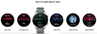 שעון ספורט חכם ומתקדם שיאומי דגם Xiaomi Watch 5 בצבע שחור או ירוק