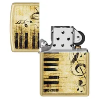 מצת זיפו פסנתר ותווים 346712 ZIPPO