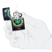 מצת זיפו עלה ירוק לאבה Lava Leaf ZIPPO 347216