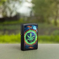 מצת זיפו עלה ירוק לאבה Lava Leaf ZIPPO 347216