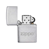 מצת זיפו כסוף ממותג+פלאסק 349098 ZIPPO