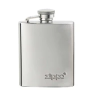 מצת זיפו כסוף ממותג+פלאסק 349098 ZIPPO