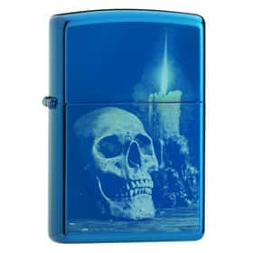 מצית Zippo זיפו 29704 גולגולת ונר