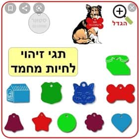 תגי זיהוי לכלב