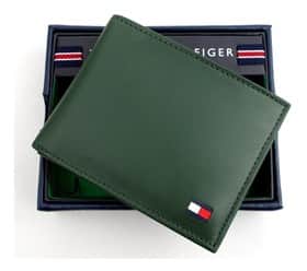 ארנק לגבר 31TL22X046 GREEN TOMMY HILFIGER