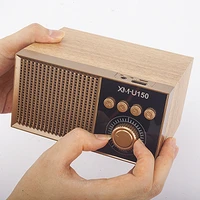 רמקול רטרו WIRELES SPEAKER WOODEN XMU150