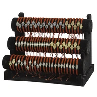 4 צמידים עם אורנומנטים ציפוי רודיום 47495