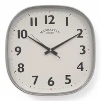 שעון קיר ריבועי מעוצב 40 ס"מ 15592 מנגנון שקט