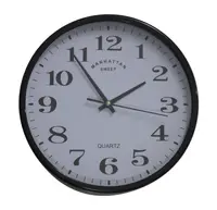 שעון קיר 2018 מנגנון שקט 37 ס"מ מנהטן