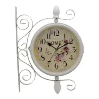 שעון קיר רכבת 20 סמ צבע בהיר ספרות 0062-2