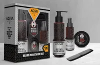 סט לזקן ולשפם Agiva Beard & Moustache Gift Set אגיבה