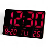 שעון קיר או שולחני RGB מחליף צבעים 8417 עם שלט