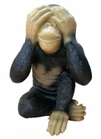 פסל קוף ענק 29ס"מ לא רואה 93463