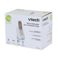 טלפון דק בעברית מלאה VTech FS6414A