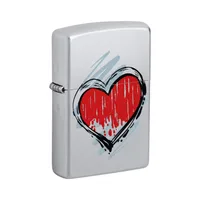 מצת זיפו לב מצויר 360124 ZIPPO
