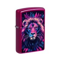 מצת זיפו אריה פטל כחול Multicolor-Lion ZIPPO.